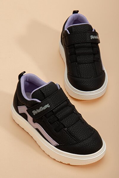 Dilimler Ayakkabı Şirinbebe Şiringenç Pantofi sport pentru fete Ortopedici Liliac Velcro