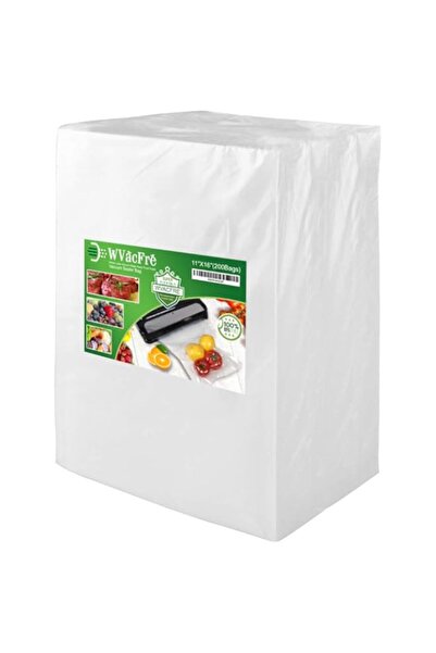 Generic WVacFre 200 Quart Size 8x12Inch Vacuum Sealer Freezer Bags with Commercial Grade,BPA Free,Heavy Duty