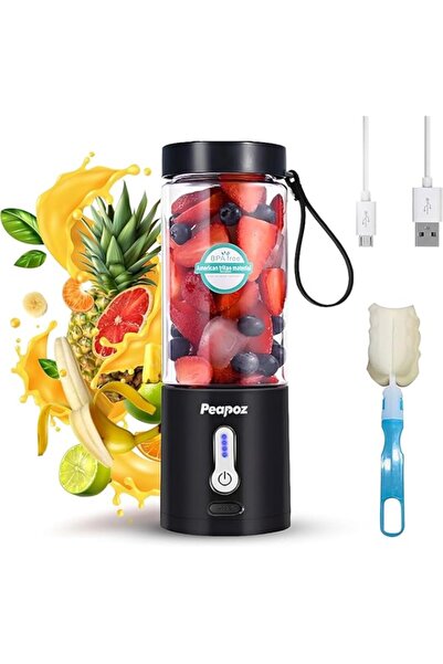 Generic خلاط أكوافالكون المحمول USB سعة 530 مل مع بطارية قابلة لإعادة الشحن ب...