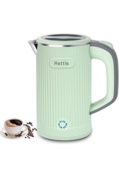 Generic Electric Kettle Portable Travel Hot Water Tea Boiler 304 Stainless Steel 0.8L, Mini Electric Coffee