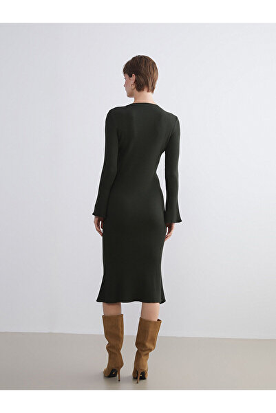 LC Waikiki Πλεκτό φόρεμα Crew Neck