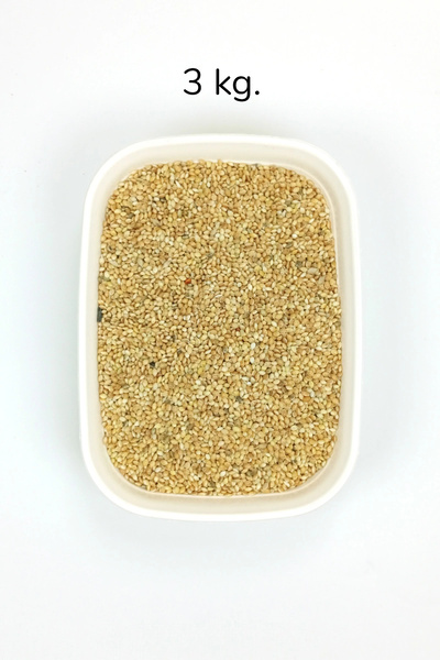 HarmonyAura حبوب الدخن الطبيعية الطازجة للطيور الحميمة والطيور الاستوائية - 3 كجم