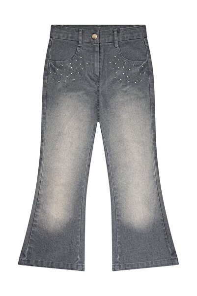 Miny Center Spanish Leg Denim Trousers