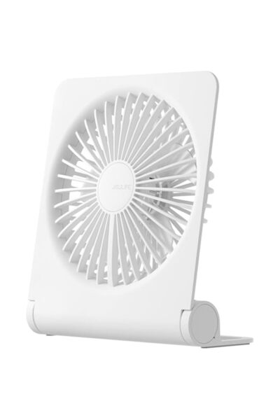 Generic مروحة مكتب صغيرة من JISULIFE، مروحة محمولة قابلة لإعادة الشحن عبر USB، مروحة شخصية صغيرة قابلة للطي بزاوية 160 درجة مع 45