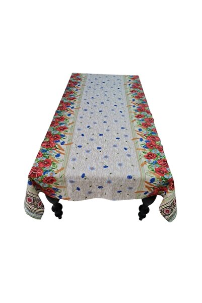 Emimona Fata de masa cu motive traditionale si flori, 150X180 cm, TRAD-05