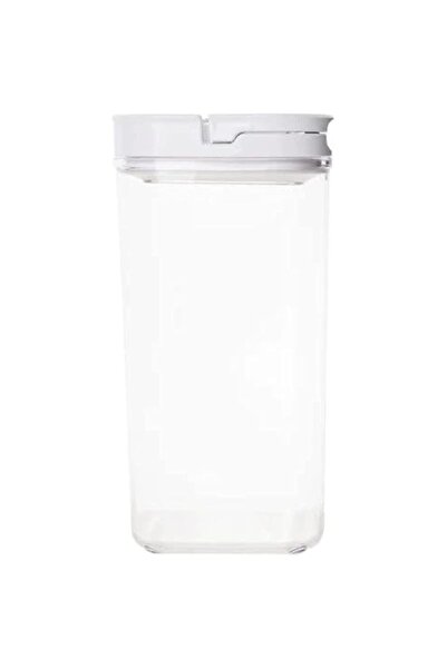 Generic HOMESMITHS Little Storage White Flip Canister 1.7 Liter
