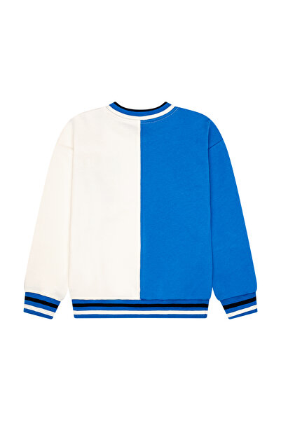 Miny Center Φούτερ με στάμπα Skateboard Color Block