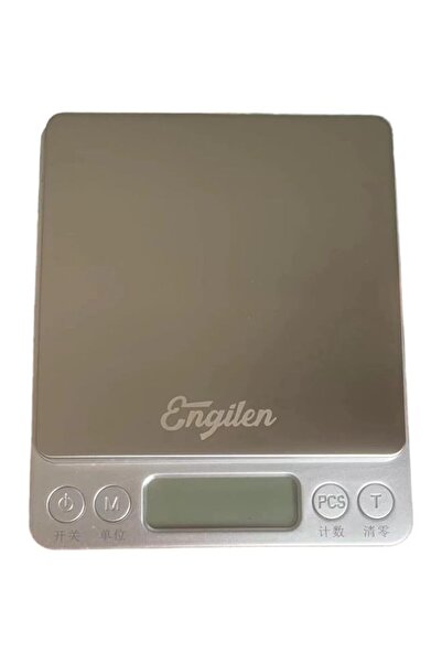 Generic ميزان جرام إنجيلين صغير، دقة 3000 جرام × 0.1 جرام، ميزان مطبخ رقمي متين للطعام