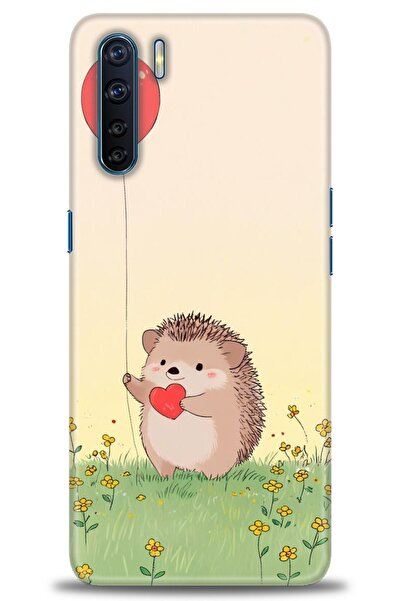 OPPO A91 / Reno 3 Uyumlu Kılıf HD Baskılı Kapak - Tasarım Silikon Kılıf - 305