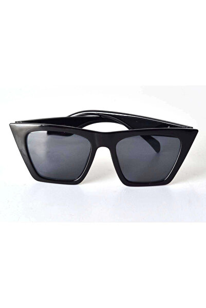 GenelTedarik Matte Black Framed Unisex Sunglasses - Stylish Glasses with Case