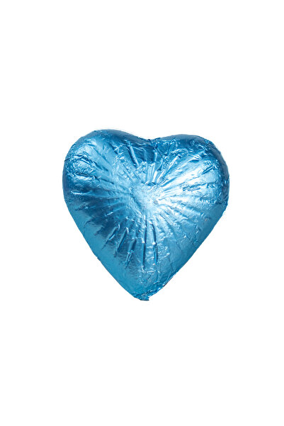 Roma شوكولاتة سائبة - قلب واحد مع مكسرات - أزرق - قلب شوكولاتة فريد مع مكسرات مقرمشة - 5 كجم