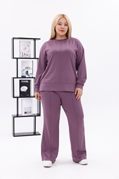 Siyezen Plus Size Modal Set with Green Front