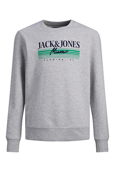 Jack & Jones Φούτερ Jack Jones Junior Boy 12235502 Γκρι