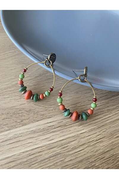 dela otantik Handmade Bohemian Large Hoop Earrings – Authentic Ethnic Bijoute...