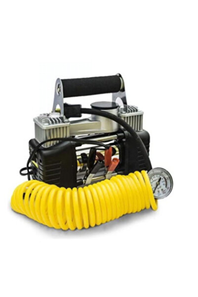 Tools Heavy Duty 2Cylinder Double Cylinder Car Air Inflator and Tire Compressor with Bag for Easy Carrying