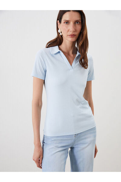 LC Waikiki Γυναικείο μπλουζάκι Özmarka New Season Polo Collar