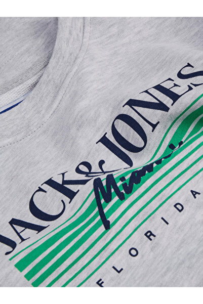 Jack & Jones Φούτερ Jack Jones Junior Boy 12235502 Γκρι