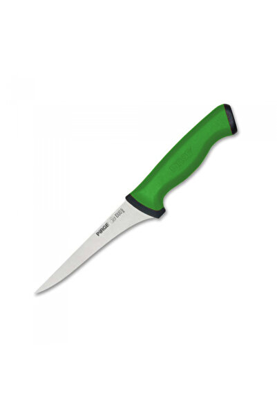 PİRGE Cutit profesional pentru dezosat, otel inoxidabil DUO 12,5cm, maner verde