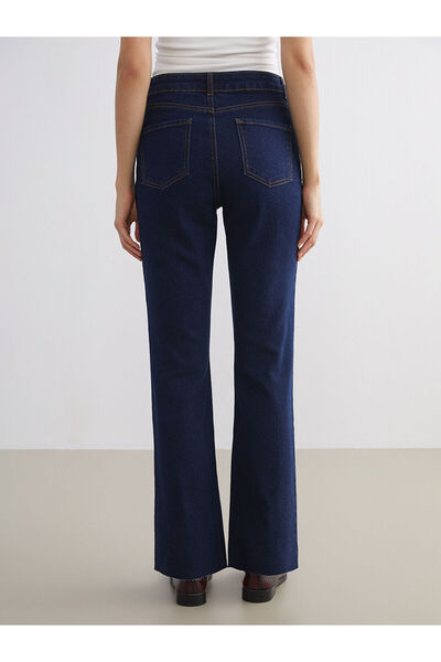 LC Waikiki Indigo Flare Kadın Jean Pantolon