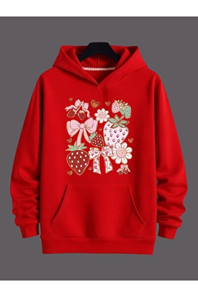 ArtYus Unisex muška/ženska majica sa trakom u boji jagode, posebna Štampano P...