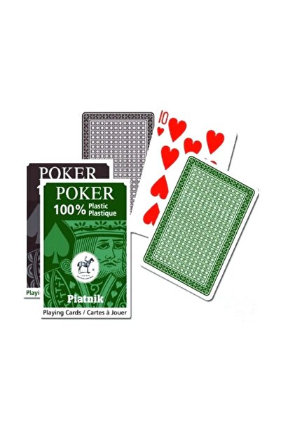 Piatnik Carti de joc 100% plastic Piatnik, Jumbo Index