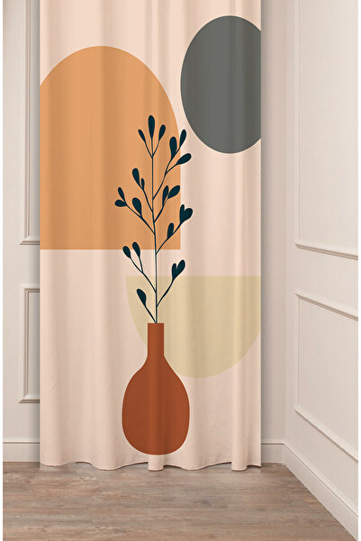 GREENDECOR ستارة خلفية أنيقة بتصميم خاص مطبوعة رقميًا (ذات جناح واحد) بنمط بو...