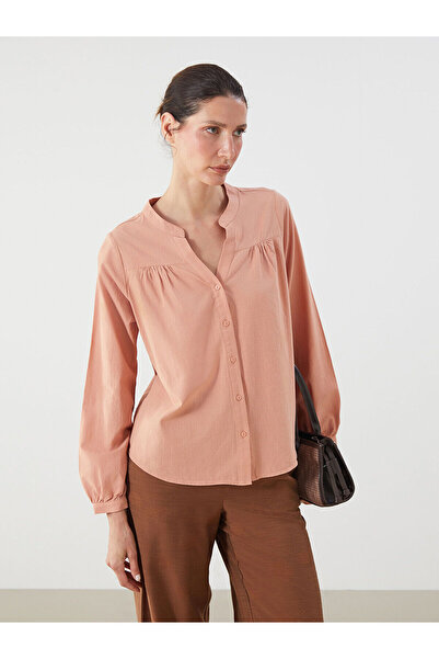 LC Waikiki Bluză supradimensionată cu guler decoltat Özmarka, colecția nouă