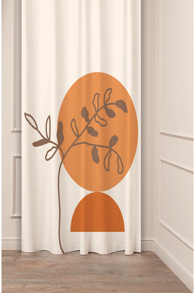 GREENDECOR Leaf Vase Bohemian Minimalist Beige Cream Patterned Special Design...