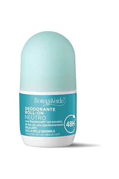Bottega Verde Deodorant roll-on with hyperfermented lotus flower extract, 50 ML