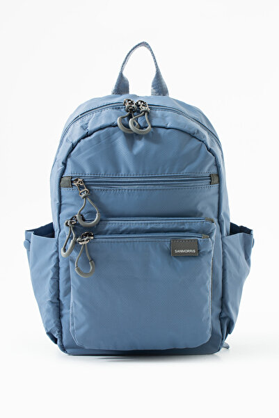 H&D COLLECTİON Unisex Water Resistant Parachute Fabric 4 Compartment Travel and School Bag with Laptop Compartment
