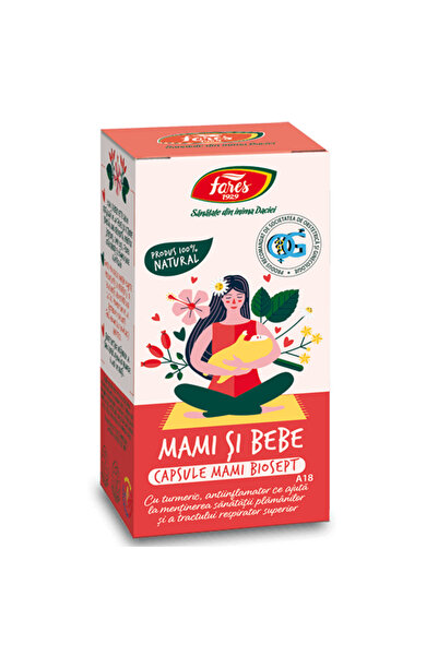 Fares Biosept Mami și Bebe, A18, 30 capsule, , , antiviral