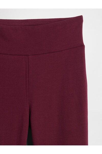 GAP Kız Çocuk Bordo Flare Leggings Tayt