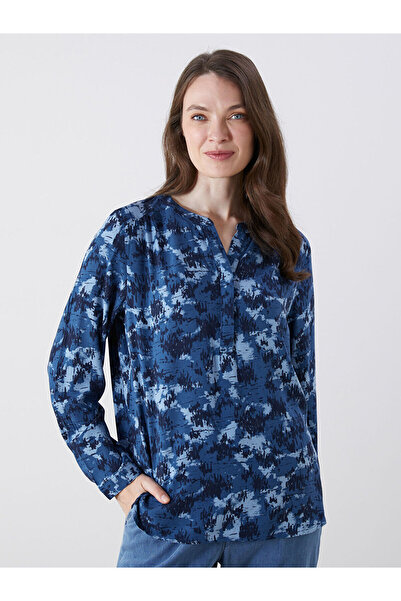 LC Waikiki Bluză cu model LCW Grace cu guler încălță (W5)