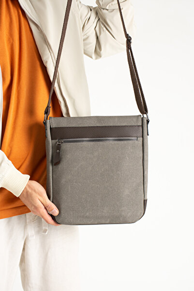 MEGA ÇANTA Canvas Series Large Volume Crossbody Men's Bag