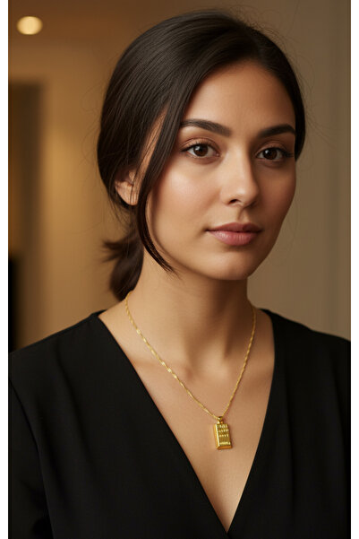 Ervalina Külçe Altın Kolye Gold