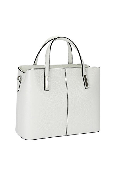 SOFILINE Μεγάλη λευκή τσάντα από γνήσιο δέρμα B-8922 M6