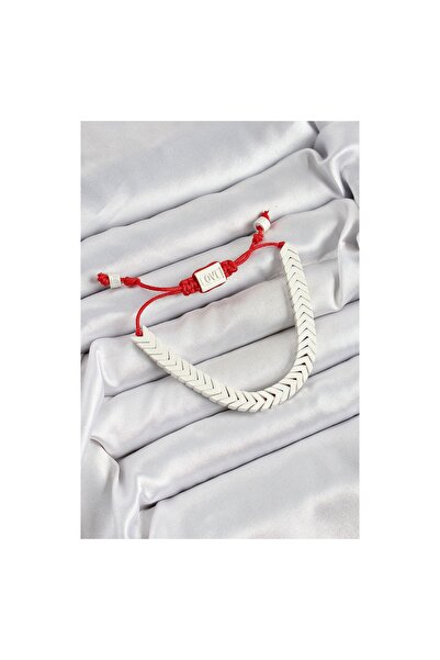 Butik White Juju Women's Bracelet with Brass Elevator