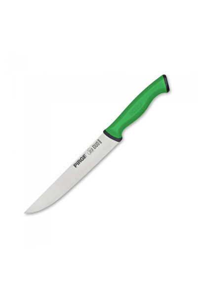 PİRGE Professional kitchen knife, stainless steel DUO 15.5cm, green handle