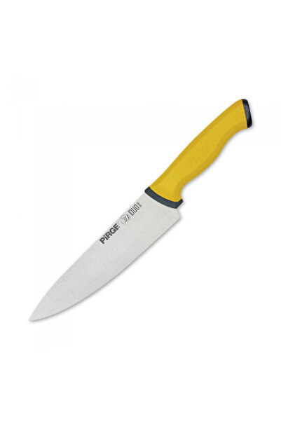 PİRGE Professional chef's knife, stainless steel DUO 21cm, yellow handle