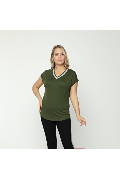 MojerHermosa Stone Pattern Combed Cotton T-Shirt