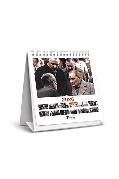 KESKİN COLOR Keskin 2026-Kare Masa Takvimi - Atatürk