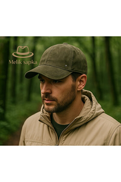 Melik şapka Original Nubuck Leather Hat