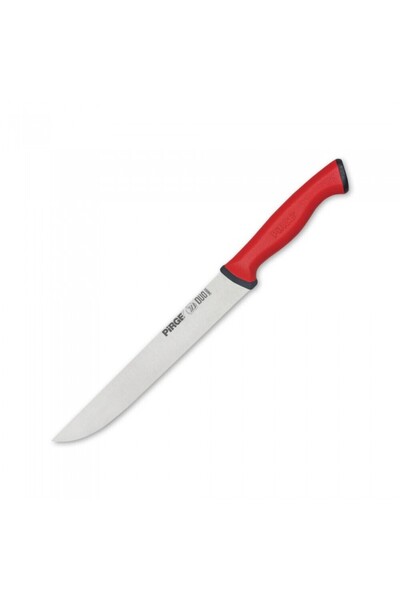 PİRGE Professional kitchen knife, stainless steel DUO 17.5cm, red handle