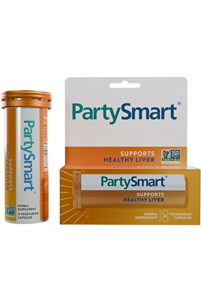 Himalaya PartySmart, Pack of 12 Veg Capsules