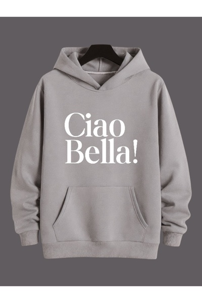 ArtYus Unisex Ciao Bella! Colorat Special cu imprimeu Bumbac supradimensionat...