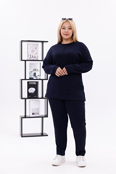 Siyezen Plus Size Modal Set with Green Front