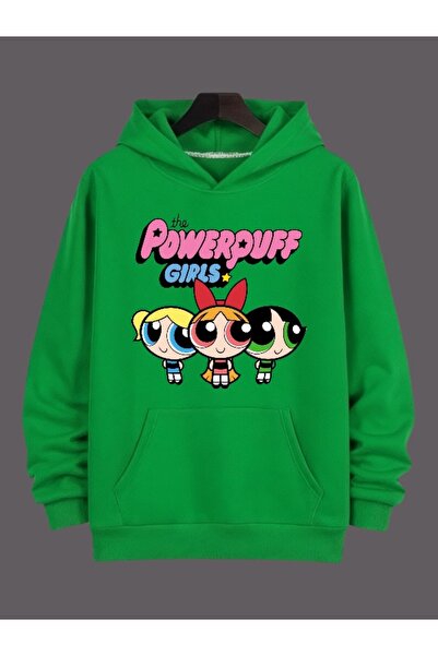 ArtYus Φούτερ Unisex Powerpuff girls Πολύχρωμο Προσαρμοσμένο με τύπωμα Βαμβακ...