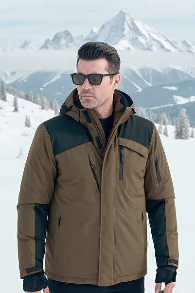 DYNAMO Dark Camel Thermal Coat