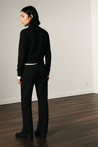 HAKKE Two Thread Print Wide Leg Pants