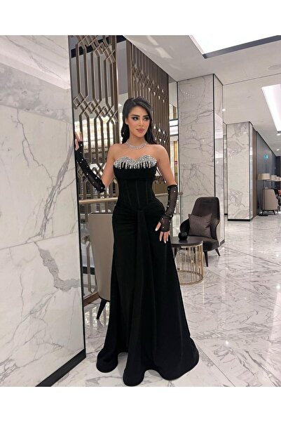 Narin Boutique Evening dress with luxurious sleeves